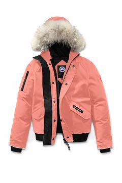Chamarras Canada Goose Niños Mexico - Rundle Chaqueta De Bombardero Rosas RP8610395